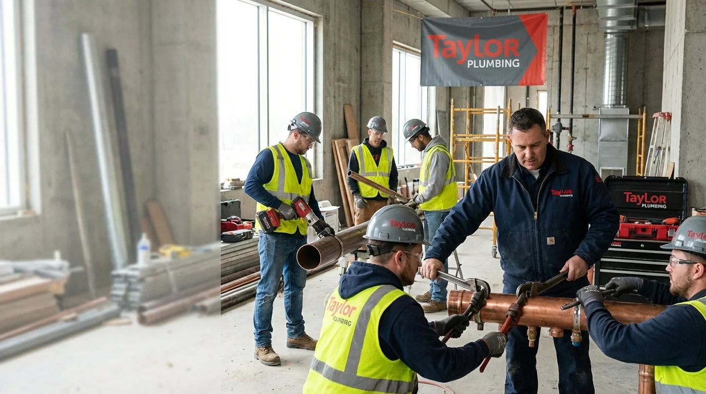 Whangarei plumber at work